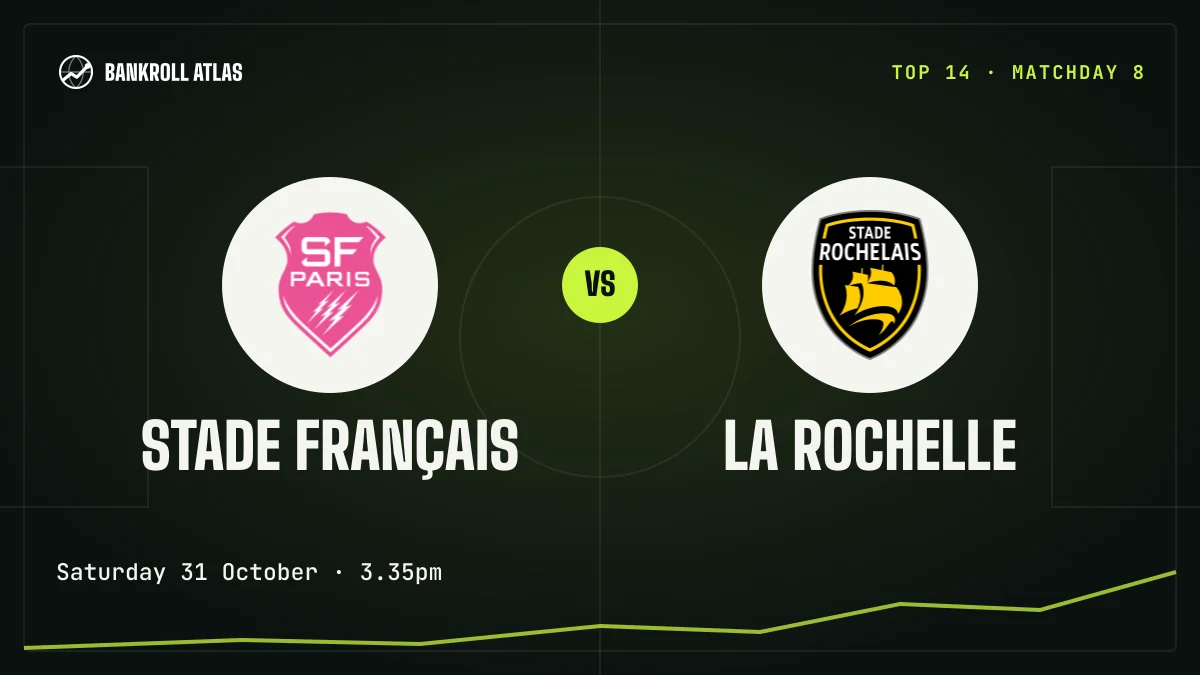 Stade Français – La Rochelle · Top 14 · Saturday 31 October · 3.35pm