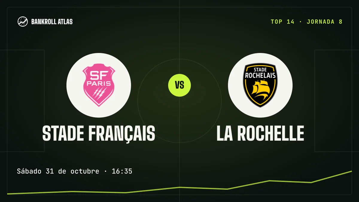 Stade Français – La Rochelle · Top 14 · Sábado 31 de octubre · 16:35