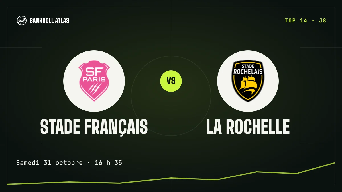 Stade Français – La Rochelle · Top 14 · Samedi 31 octobre · 16 h 35