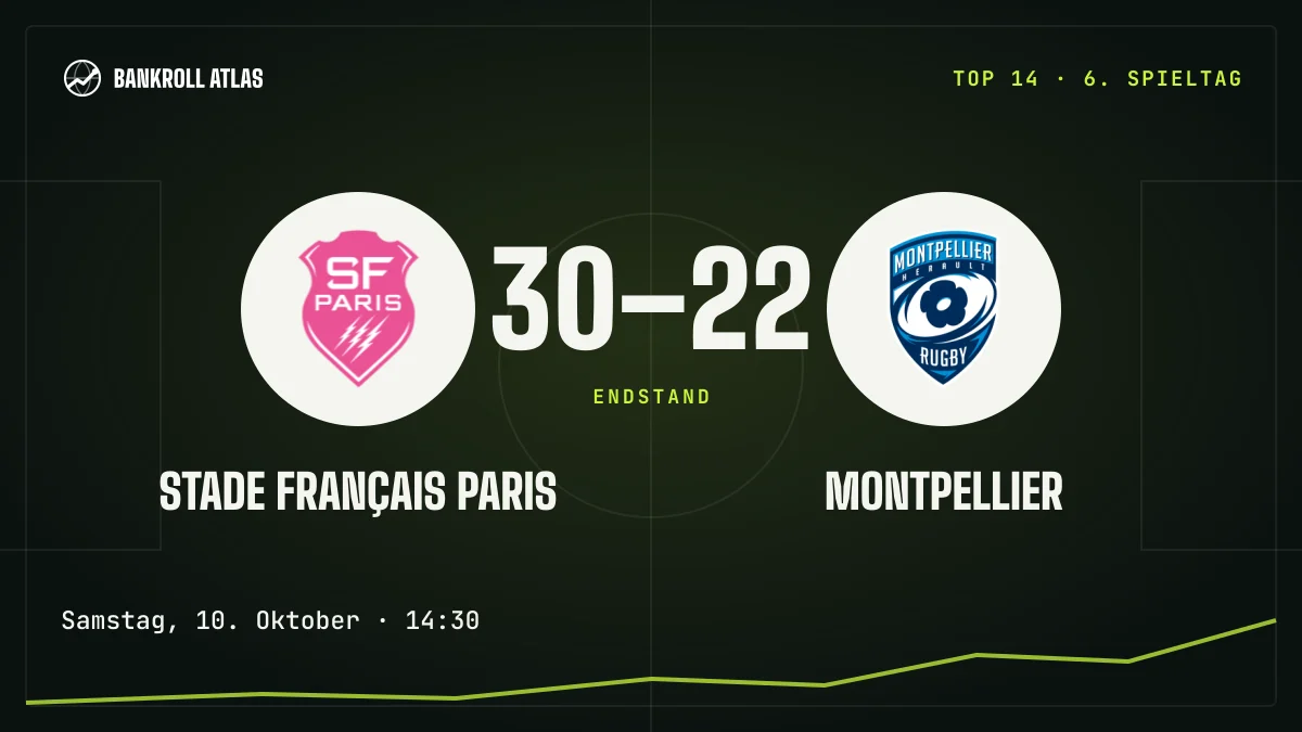 Stade Français Paris – Montpellier · Top 14 · 30-22
