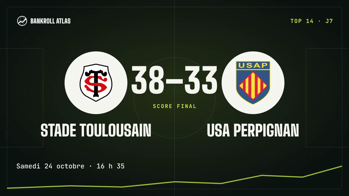 Stade Toulousain – USA Perpignan · Top 14 · 38-33
