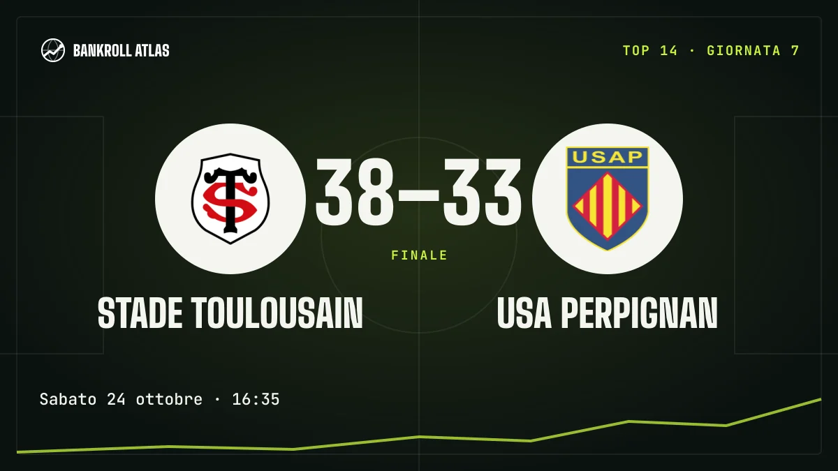 Stade Toulousain – USA Perpignan · Top 14 · 38-33