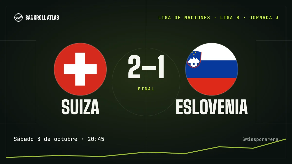 Suiza – Eslovenia · Liga de Naciones · 2-1