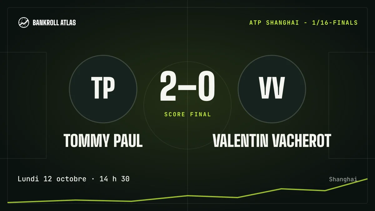 Tommy Paul – Valentin Vacherot · ATP · 2-0