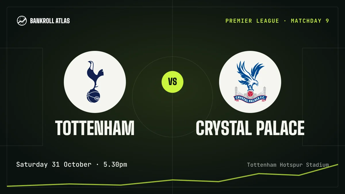 Tottenham – Crystal Palace · Premier League · Saturday 31 October · 5.30pm