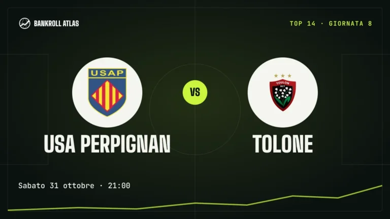 USA Perpignan – Tolone · Top 14 · Sabato 31 ottobre · 21:00