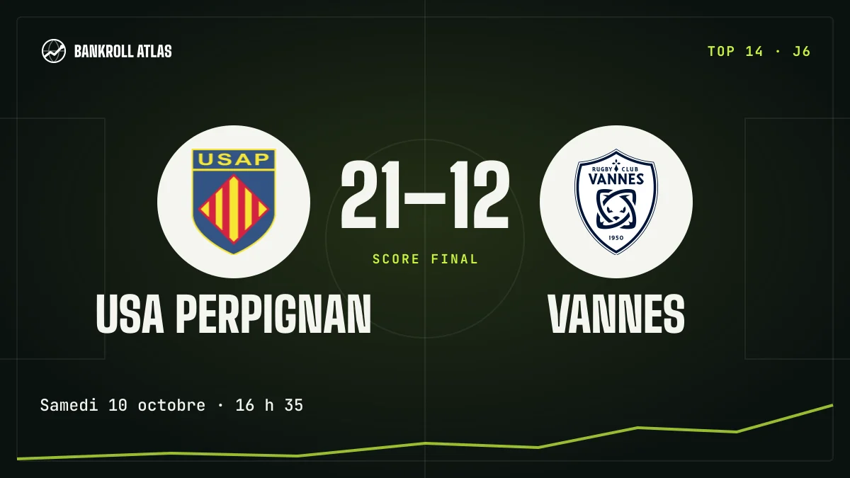 USA Perpignan – Vannes · Top 14 · 21-12
