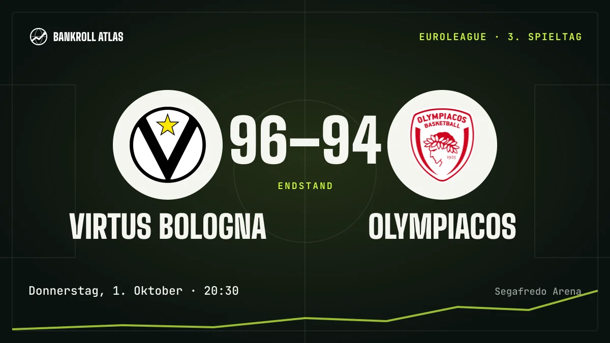 Virtus Bologna – Olympiacos · EuroLeague · 96-94