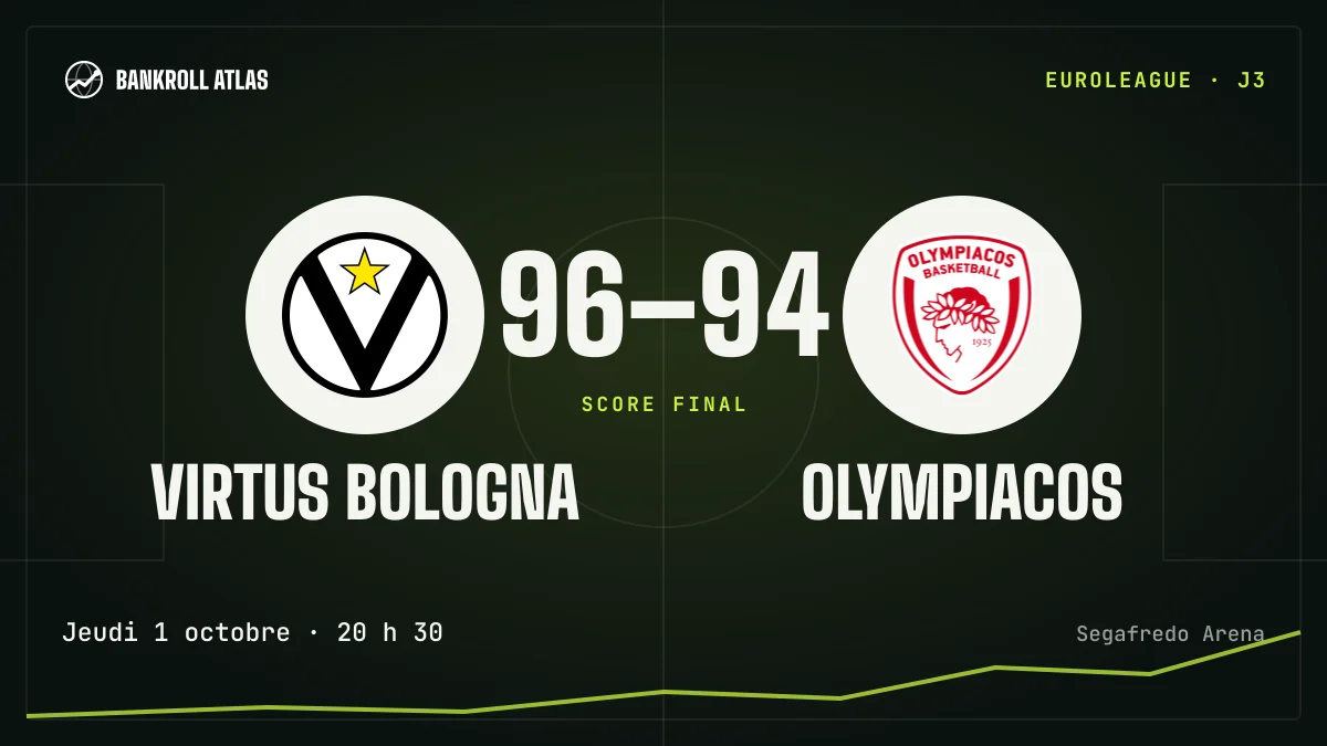 Virtus Bologna – Olympiacos · EuroLeague · 96-94